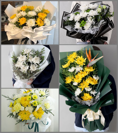 广东湛江市遂溪县河头镇白事花束代送